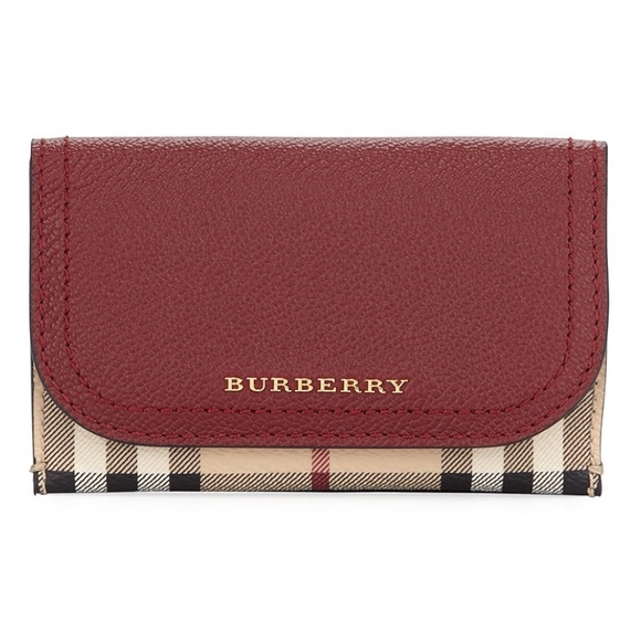 Burberry Handbags - NWOT Burberry Marlow Haymarket Soft Grain Wallet